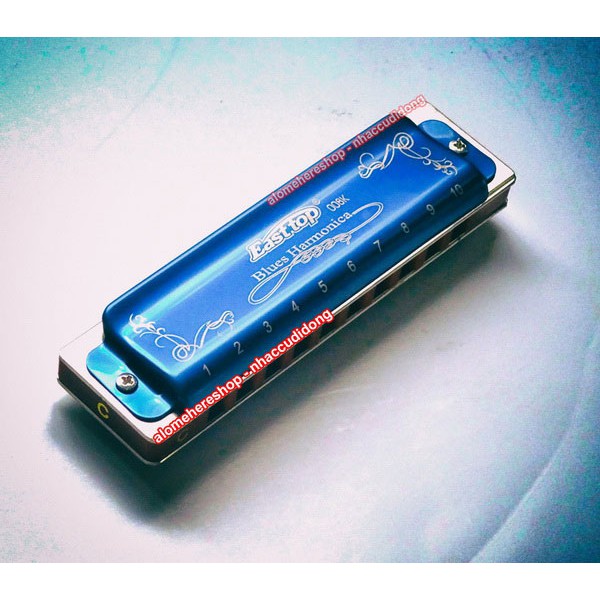 Kèn harmonica Easttop T008K Xanh key Db