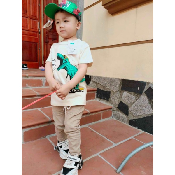 (Xả lỗ) Combo 3 áo 27kids - áo cotton cộc tay cho bé trai