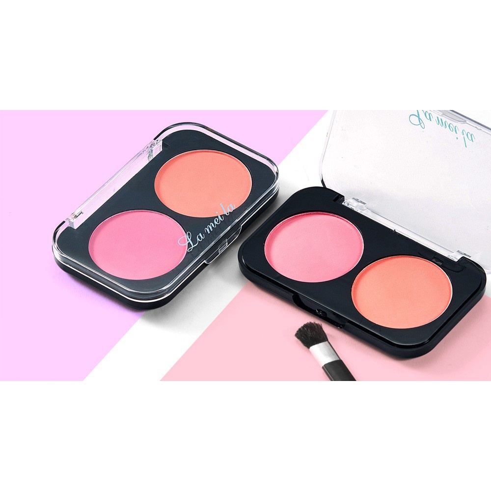 Má Hồng 2 ô Lameila lì mịn lâu trôi nội địa chính hãng makeup blusher sỉ tốt - GIÁ GỐC 12 | BigBuy360 - bigbuy360.vn