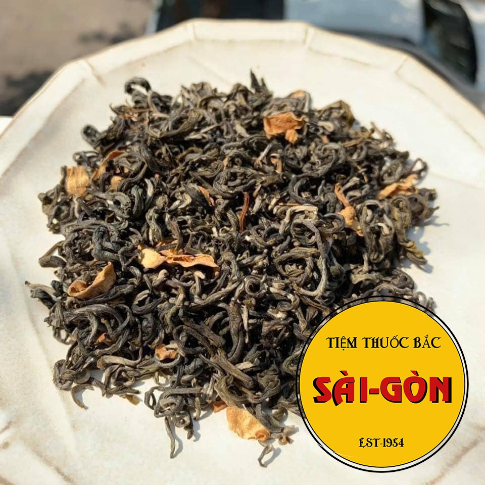 [Sỉ 1kg] Trà Xanh Ướp Hoa Bưởi