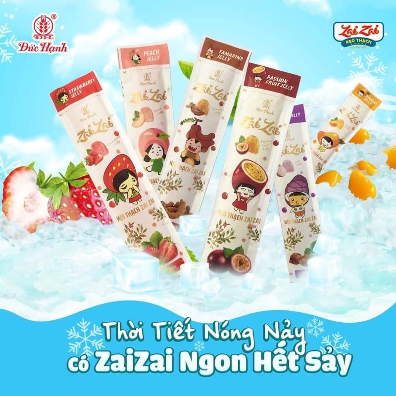 Thạch rau câu zaizai Đức Hạnh cây dài - Shop sỉ