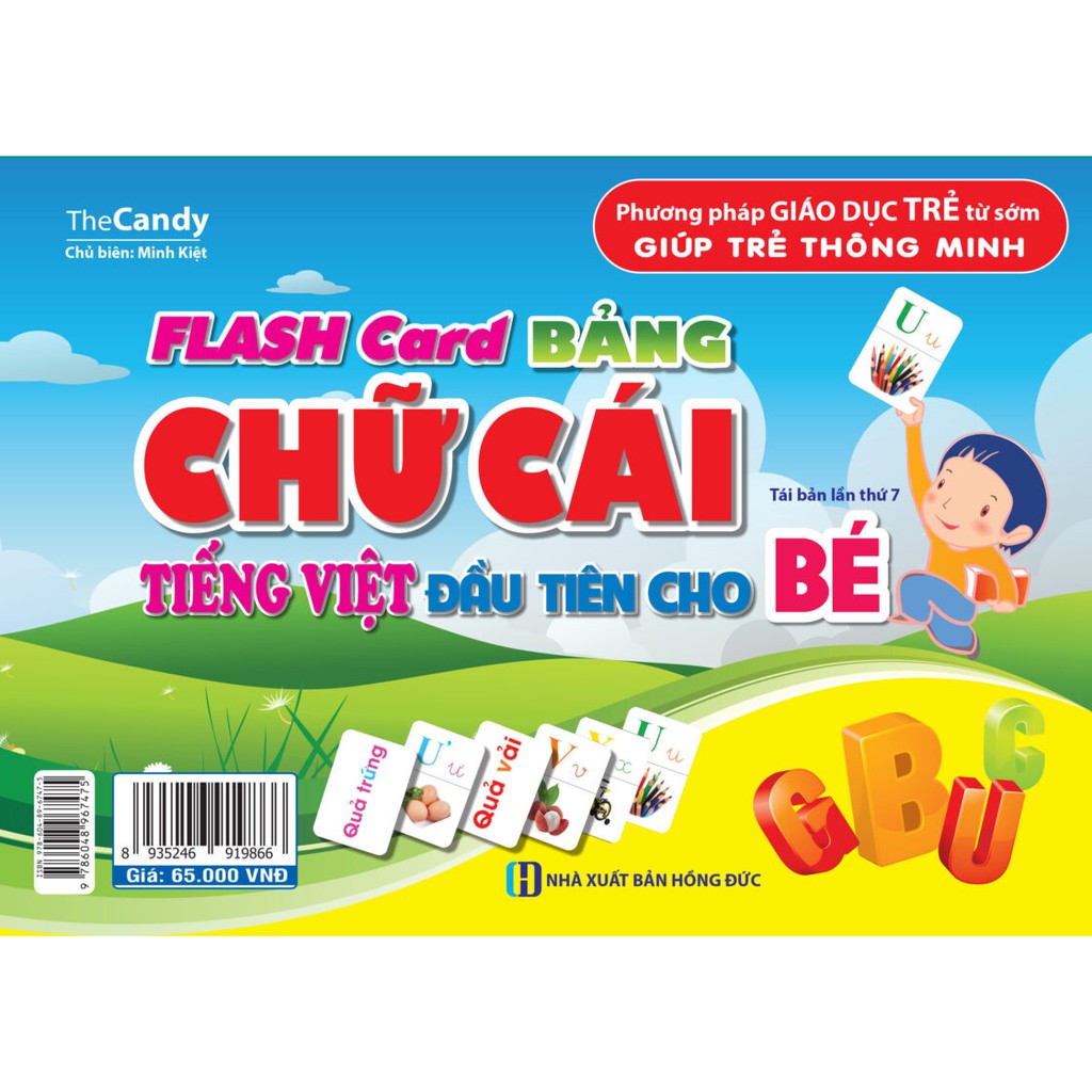 Flashcard bảng chữ cái tiếng Việt đầu tiên cho bé