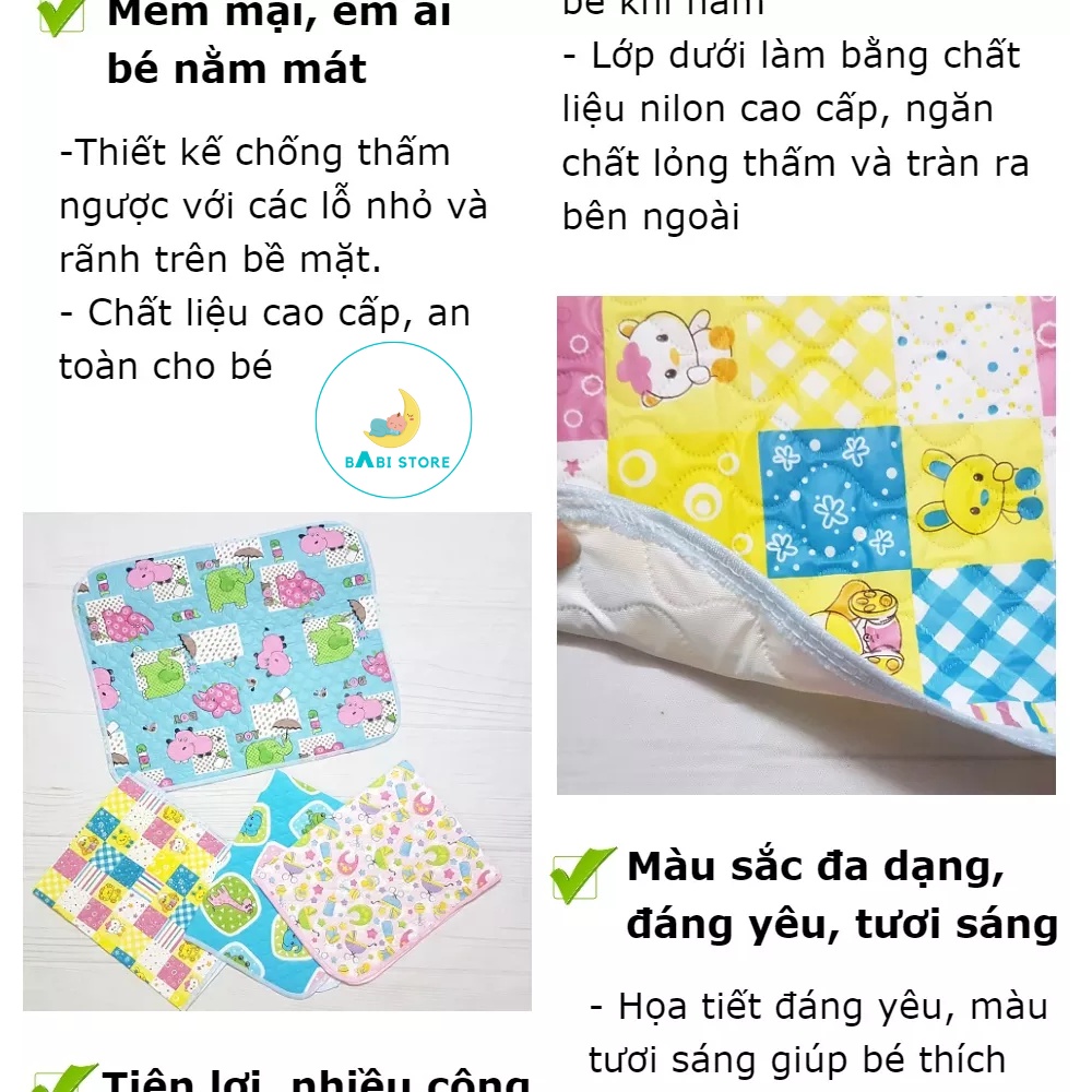 Chiếu Lót Thay Bỉm, Vệ Sinh Cho Bé