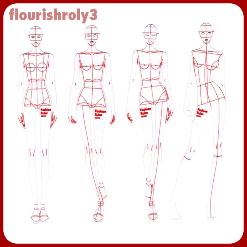 Bộ Thước Vẽ Phác Thảo Thiết Kế Thời Trang