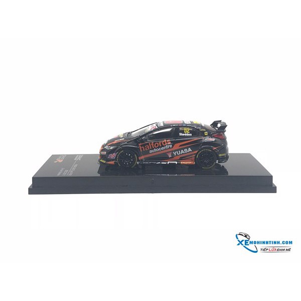 Xe Mô Hình Tĩnh Honda Civic Type RFK 2 BTCC 2017 Gordon Shedden Tarmac Work 1:64 ( Đen )