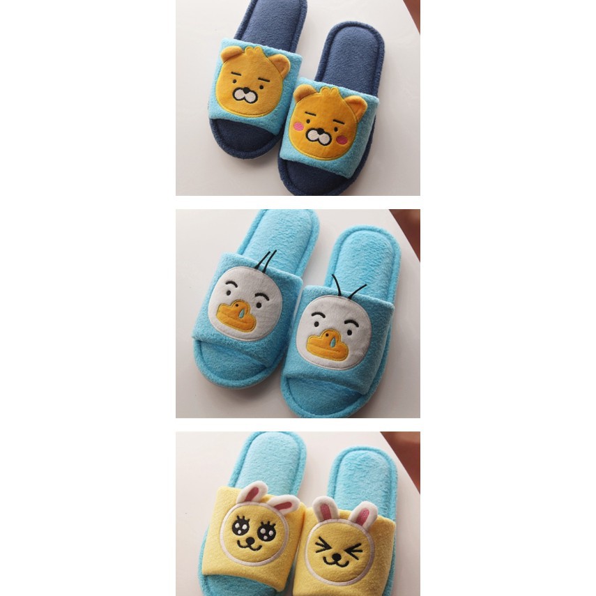 Ryan Apeach Cartoon Plush Stuffed Slipper Winter Warm Slides dolls Indoor shoes