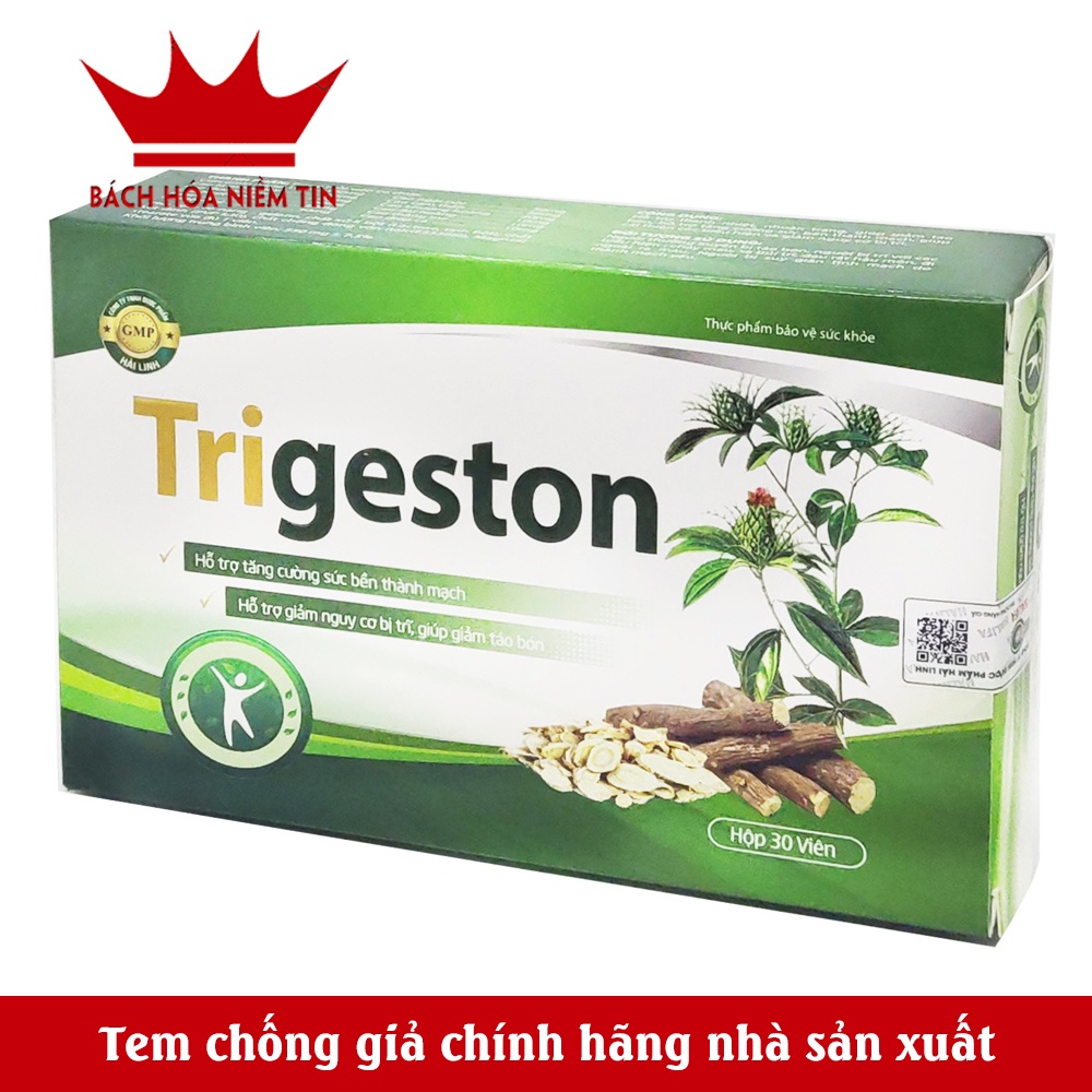 Viên uống tiêu Trĩ - Trigeston hỗ trợ thanh nhiệt , nhuận tràng, giảm táo bón, giảm trĩ và các triệu chứng bị trĩ