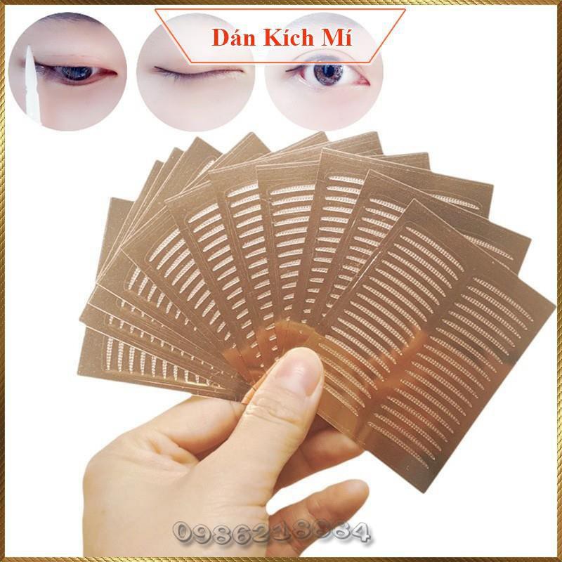 Dán kích mí cao cấp sẵn keo vỉ 36 miếng trong suốt thoáng khí chống thấm KMV36