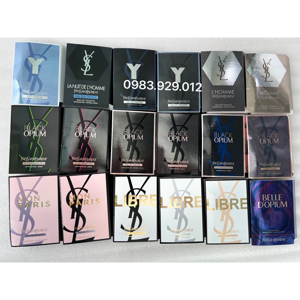 Nước Hoa YSL Yves Saint Laurent Black Opium, Mon, Y, Lanuit