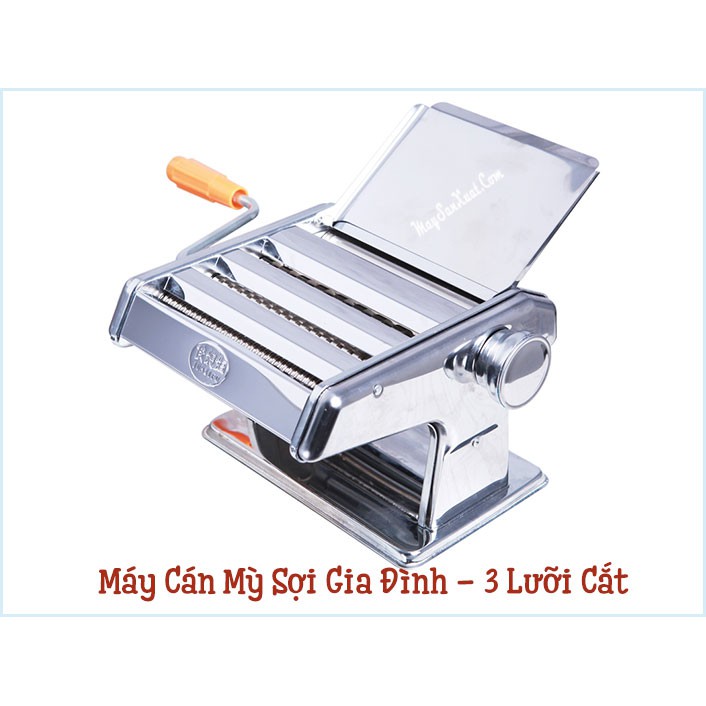 Máy Cán Mỳ Sợi Gia Đình - 3 Lưỡi Cắt