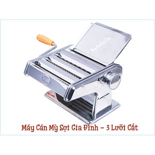 Máy Cán Mỳ Sợi Gia Đình - 3 Lưỡi Cắt