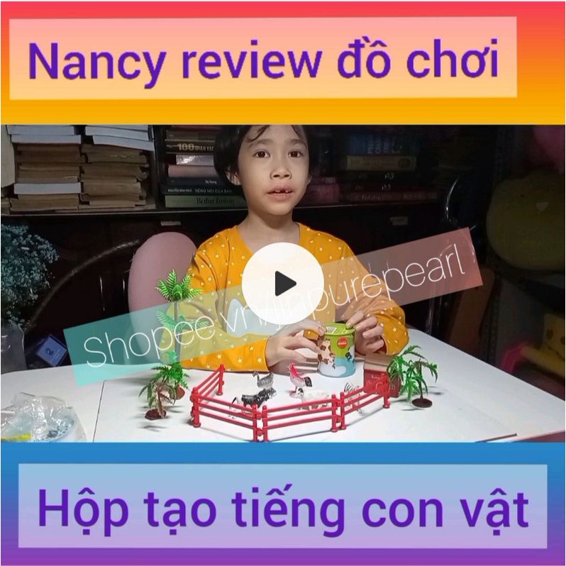 (vid)Hộp tạo tiếng động vật cho trẻ 0-3t