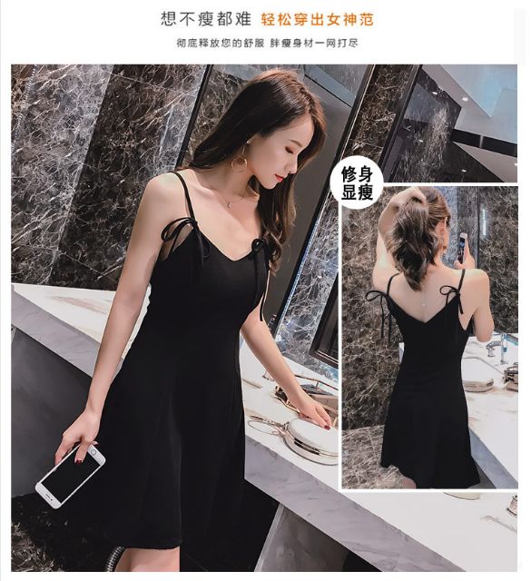 Đầm Thun Sexy Thắt Dây Có Lót Bigsize | BigBuy360 - bigbuy360.vn