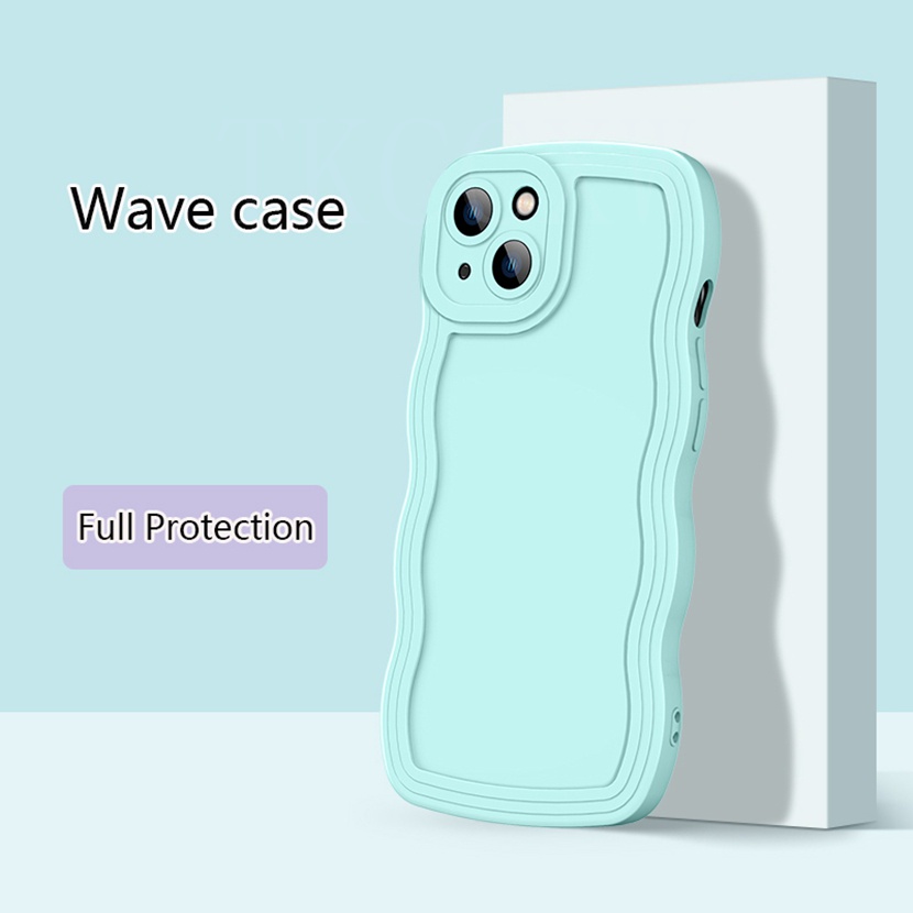 Ốp Điện Thoại Silicon Chống Sốc Họa Tiết Gợn Sóng Thời Trang Cho Realme GT Neo 2T Flash Q3 Pro V13 Q3 Q3i 8 5G