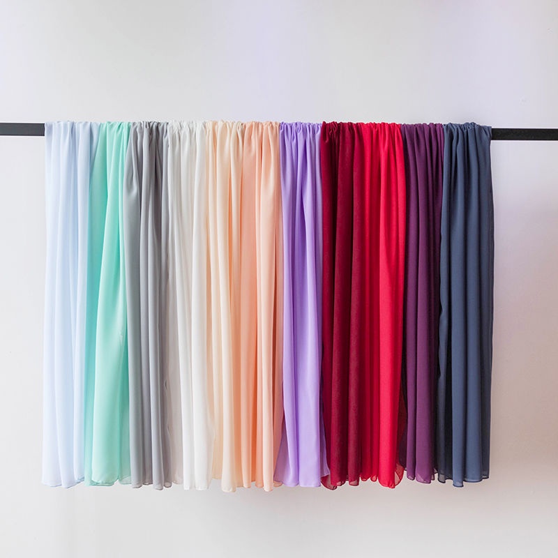 ✵Áo Thun Nữ Tay Ngắn In Chữ Thời Trang Trẻ Trung✵Khăn Choàng Chiffon Màu Sắc Đơn Giản Cho Cô Dâu | BigBuy360 - bigbuy360.vn