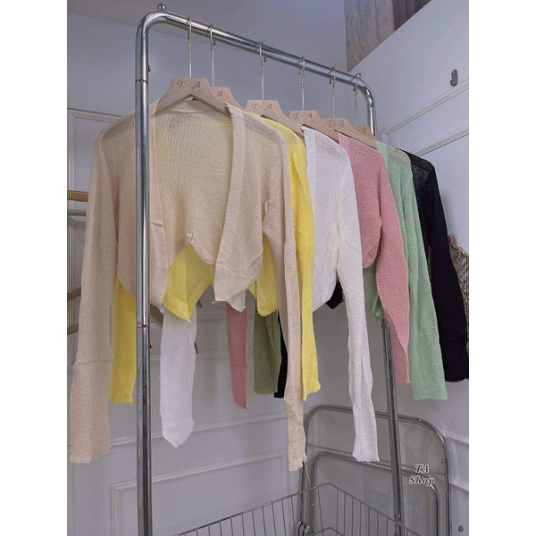 Áo cadigan mỏng hàng QC