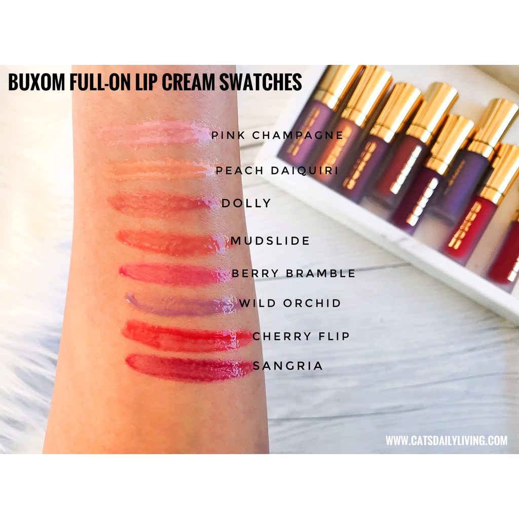 (Fullsize 4.45ml) Son bóng dưỡng Buxom Full on lip cream &amp; lip polish