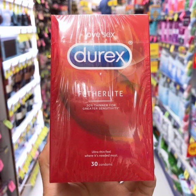 Bill Úc - Bao cao su Durex Fetherlite Ultra Thin Feel hàng nội địa