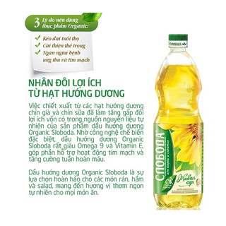 Dầu hướng dương Organic Sloboda