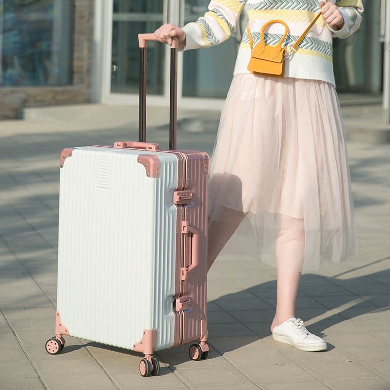 Vali khung nhôm khoá sập size26 TSA 2 màu  1 đổi 1 trong 15 ngày .