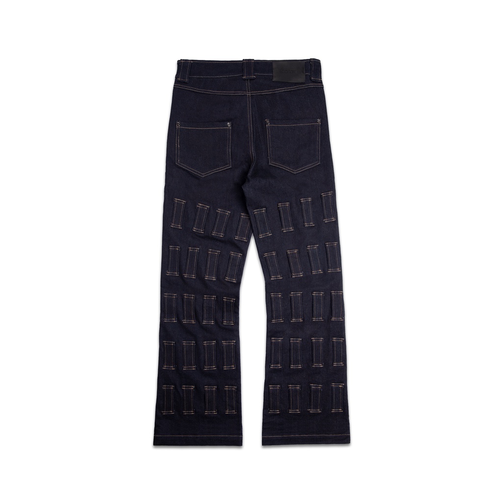 Quần denim kaki "GOLDIE MULTI BELT LOOPS" thiết kế phá cách