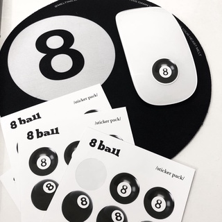 Daice || '8-ball' sticker - sticker/nhãn dán/decal trang trí
