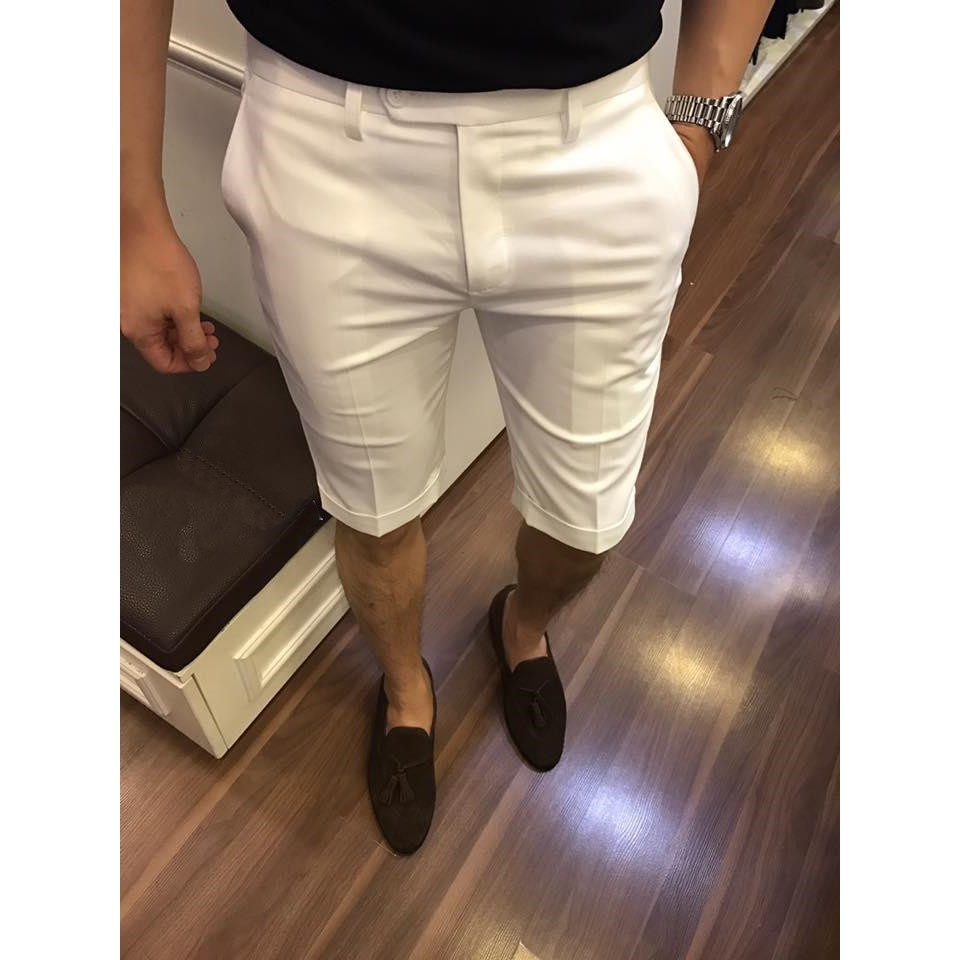 Quần short nam Kojiba vải cotton co giãn nhẹ dáng công sở tây âu | BigBuy360 - bigbuy360.vn