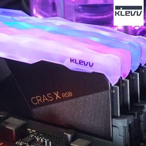 Bộ nhớ trong DDR4 Klevv CRAS X RGB Bus  1*8G/2*8G/2*16/3200 C16