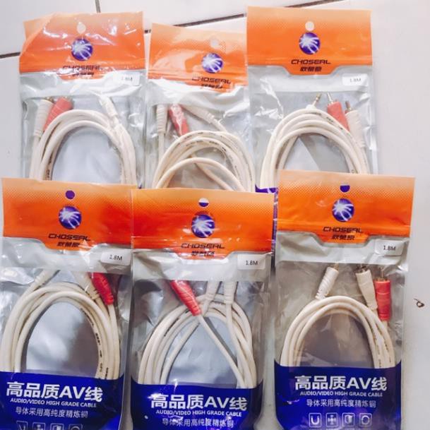 Dây 3ly ra 2 đầu Av 1,8m cao cấp