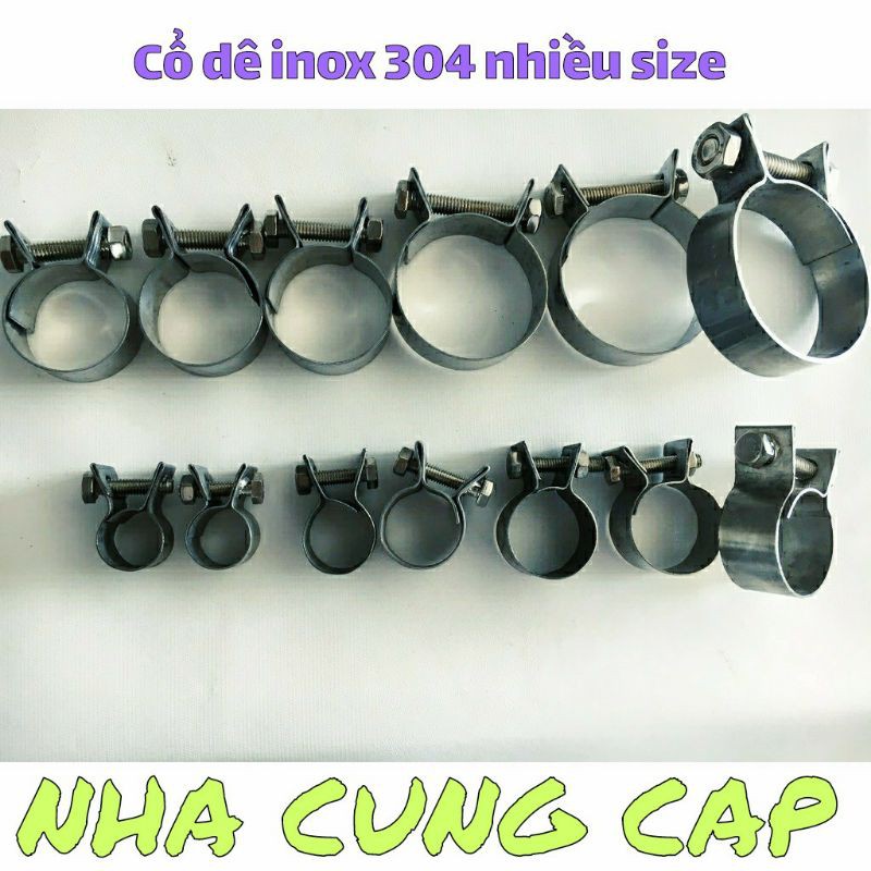 CỔ DÊ INOX 304 NHIỀU SIZE SUS 201