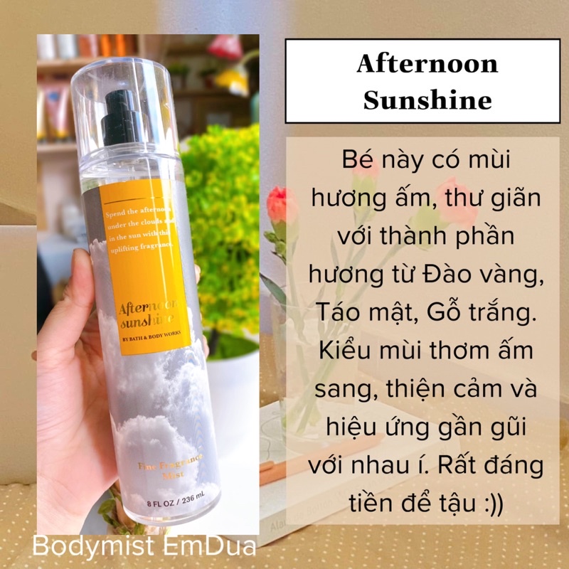 Xịt Thơm Toàn Thân - AFTERNOON SUNSHINE