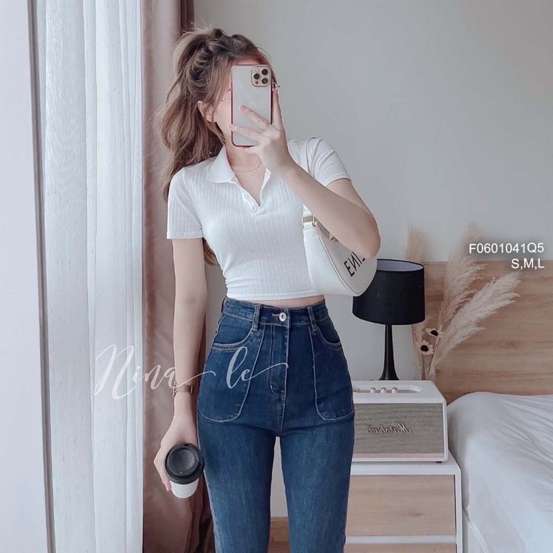 Quần jeans 2 túi trước