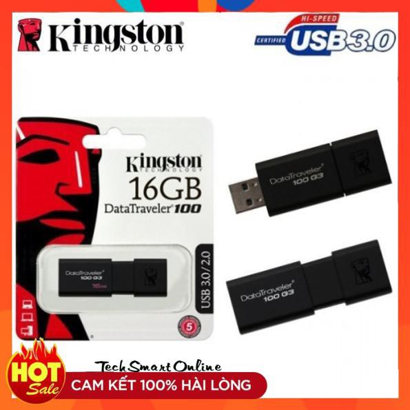 USB 3.0 Kingston Data Traveler DT100G3 100MB/s 16GB