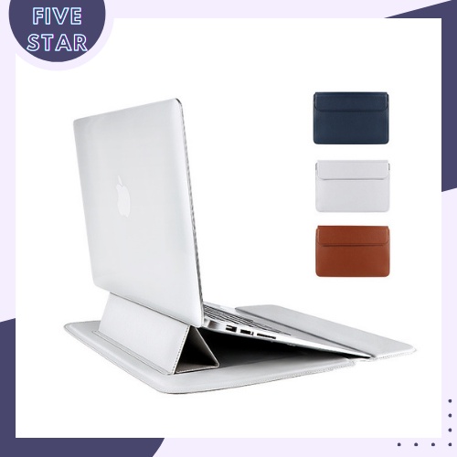 Túi chống sốc bao da Laptop / Macbook cao cấp 13,3 14 15,6 inch PU08 - Bảo Hành 1 Năm I Đựng Bao Da Nam Nữ II 2022