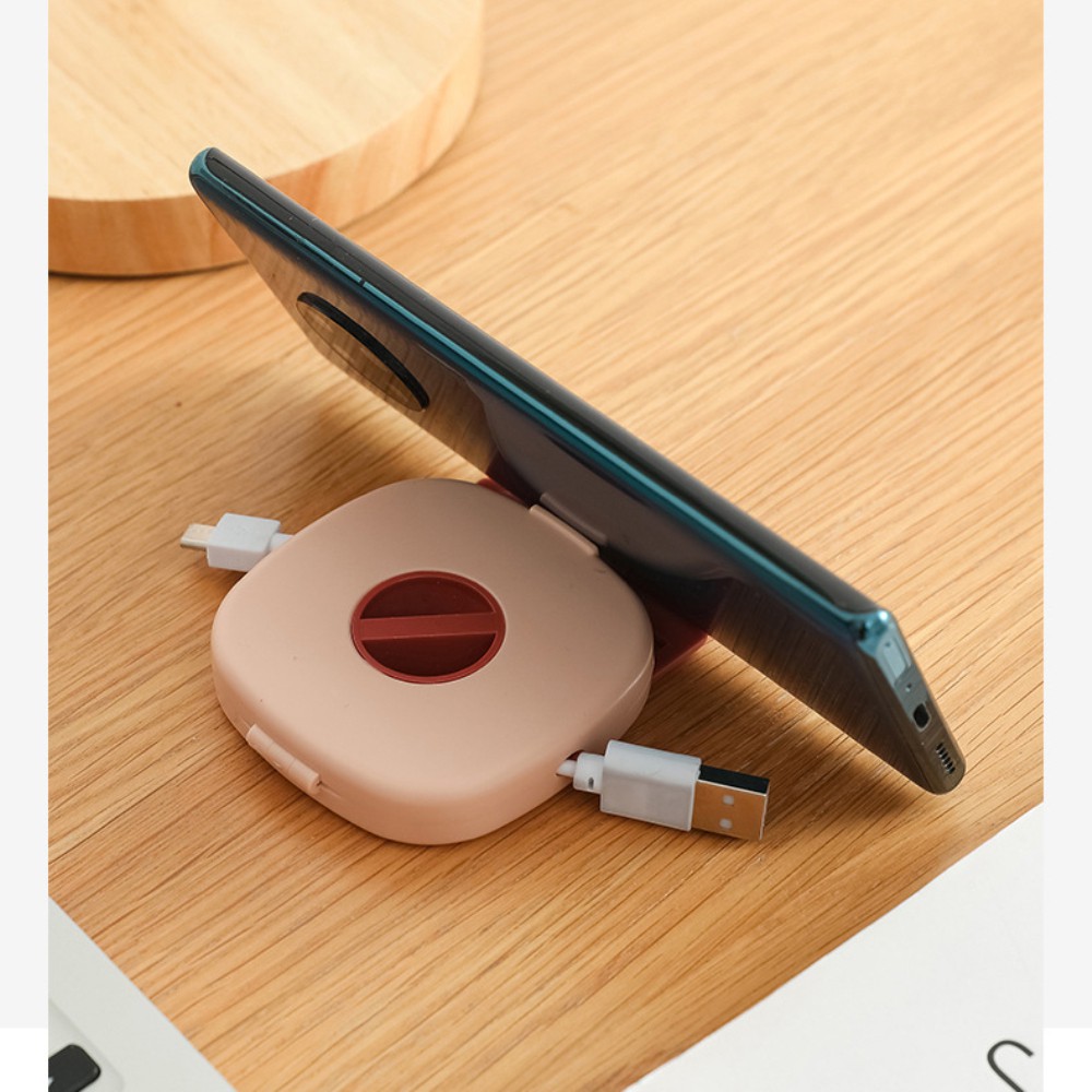 Hộp Đựng Tai Nghe / Cáp Sạc Đa Năng Xoay Được