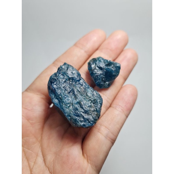 Đá thô tự nhiên Apatite xanh dương hỗ trợ chữa lành, làm trang sức handmade