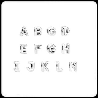 Pure Silver Letter Charm