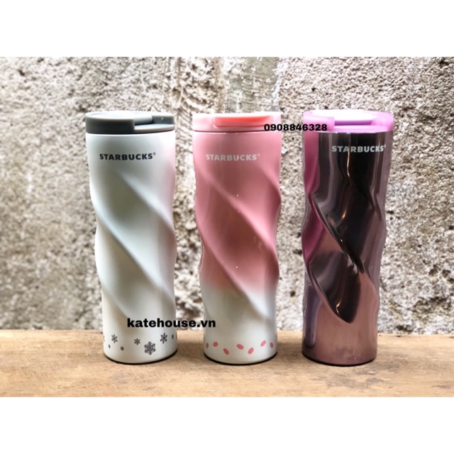 Bình giữ nhiệt Starbucks Tornado Japan light Purplr Siren