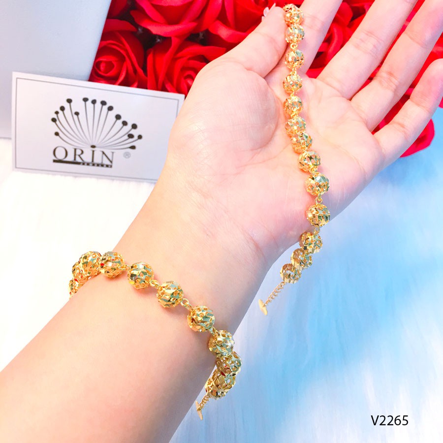 Vòng tay, lắc tay trái cầu thiết kế cao cấp Orin V2265