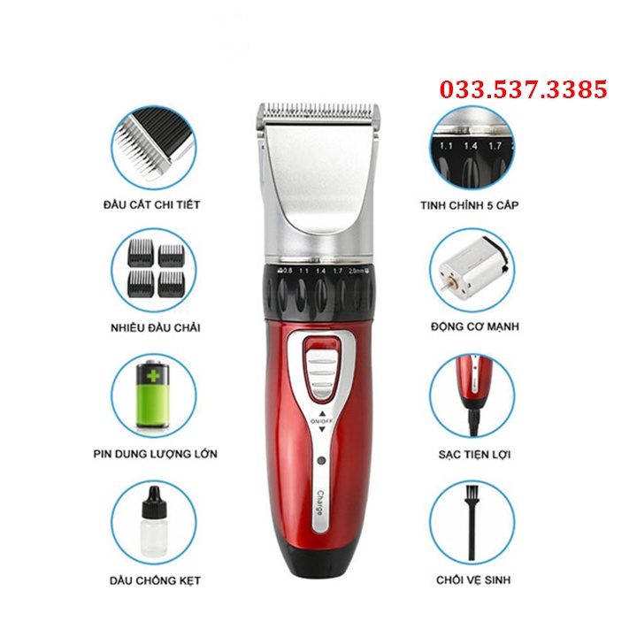 Tăng đơ cắt tóc, tông đơ cắt tóc cho bé JC 0817