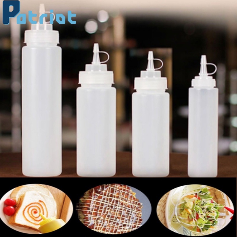 Chai Đựng Nước Sốt Có Nắp Đậy Tiện Dụng Cho Nhà Bếp