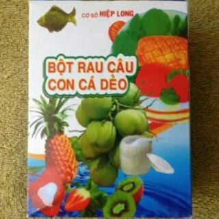 Bột rau câu con cá dẻo