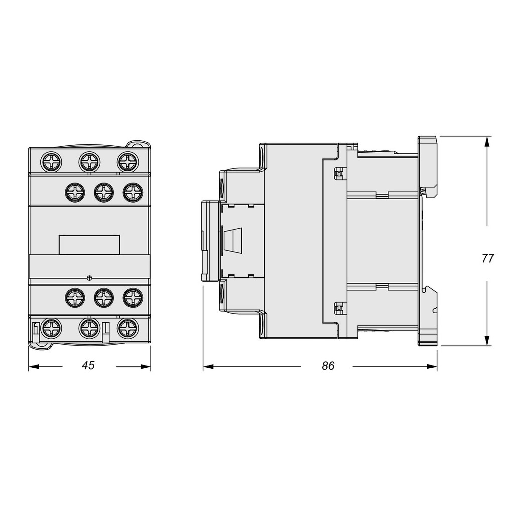 Contactor khởi động từ Schneider dòng Tesys