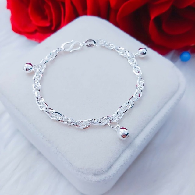 🔥🔥GIÁ GỐC LẮC TAY XOẮN BẠC TA NGUYÊN CHẤT CHO BÉ