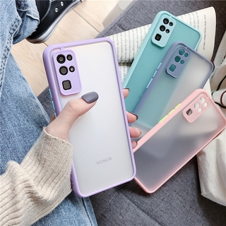 Ốp Điện Thoại Cứng Trong Suốt Màu Kẹo Bảo Vệ Camera Cho Oppo Reno 3 4 2f F11 A91