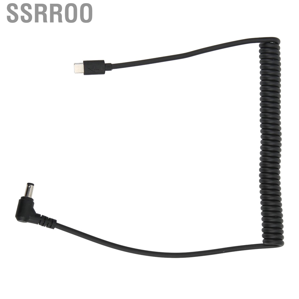 Ssrroo Laptop Charging Cable PD Line Type C to DC 5.5x2.5mm Notebook for 12V