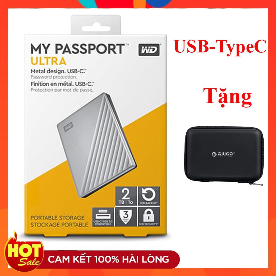 Ổ cứng di động Mypasport Ultra 5TB 4TB 2TB 1TB USB TypeC - Bảo hành 3 Năm 95