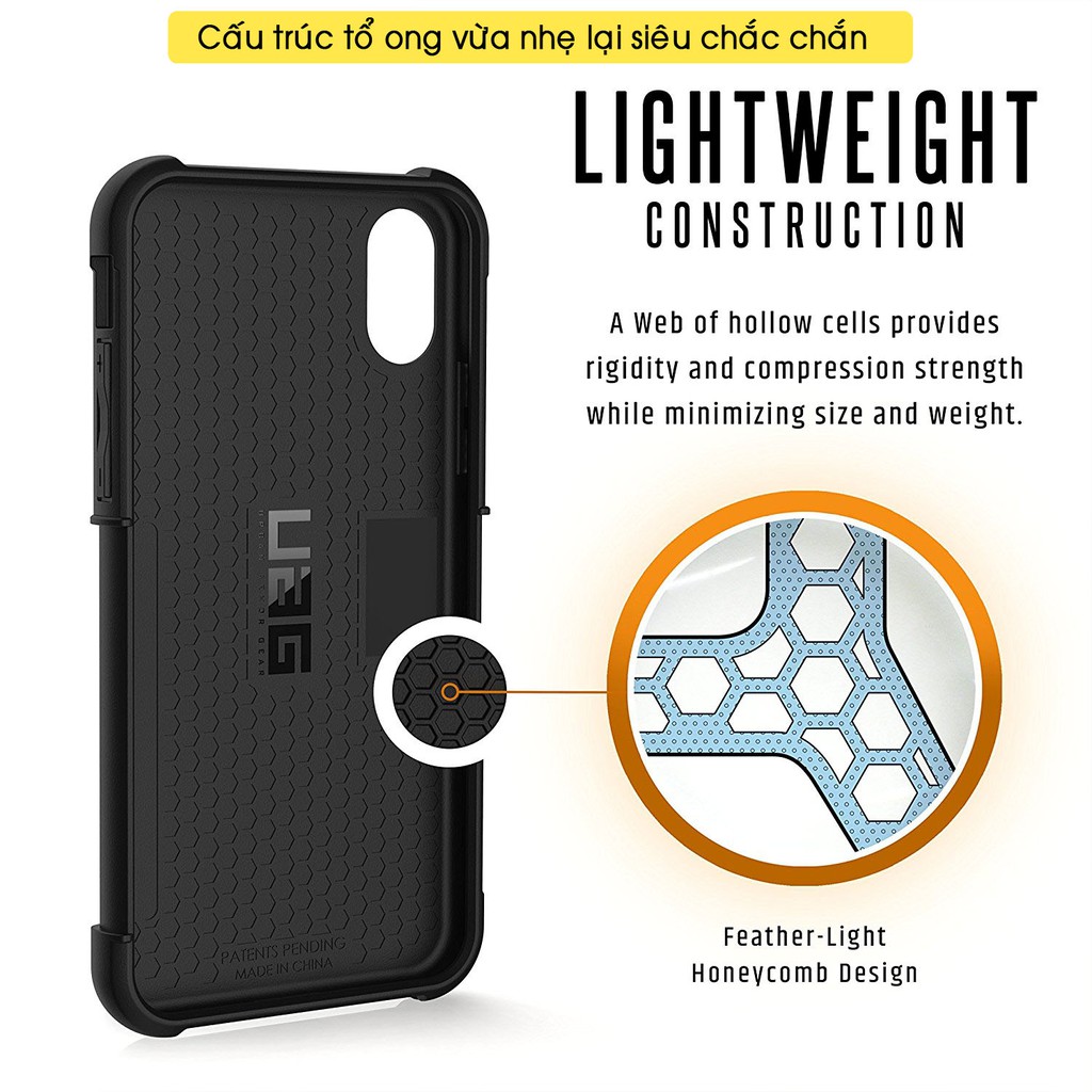 Bao da iPhone XS Max / iPhone X/ Xs inch UAG Metropolis Case - Hàng Chính Hãng.