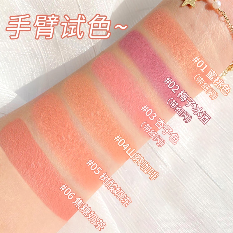 [Hàng mới về] Phấn má hồng A.M.G lâu trôi vỏ màu hổ phách thời trang | BigBuy360 - bigbuy360.vn