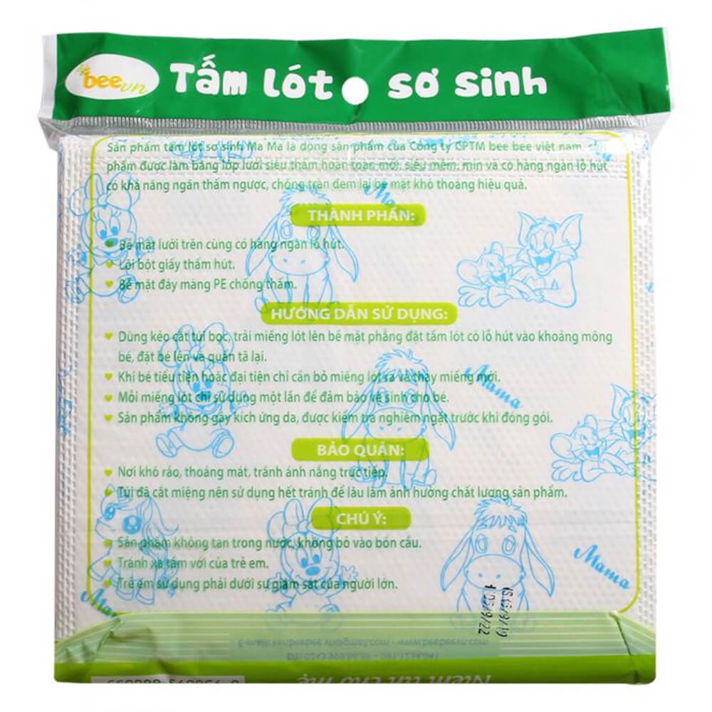 Miếng lót sơ sinh/ Lót xu sơ sinh Mama ( 30 tờ/ gói)